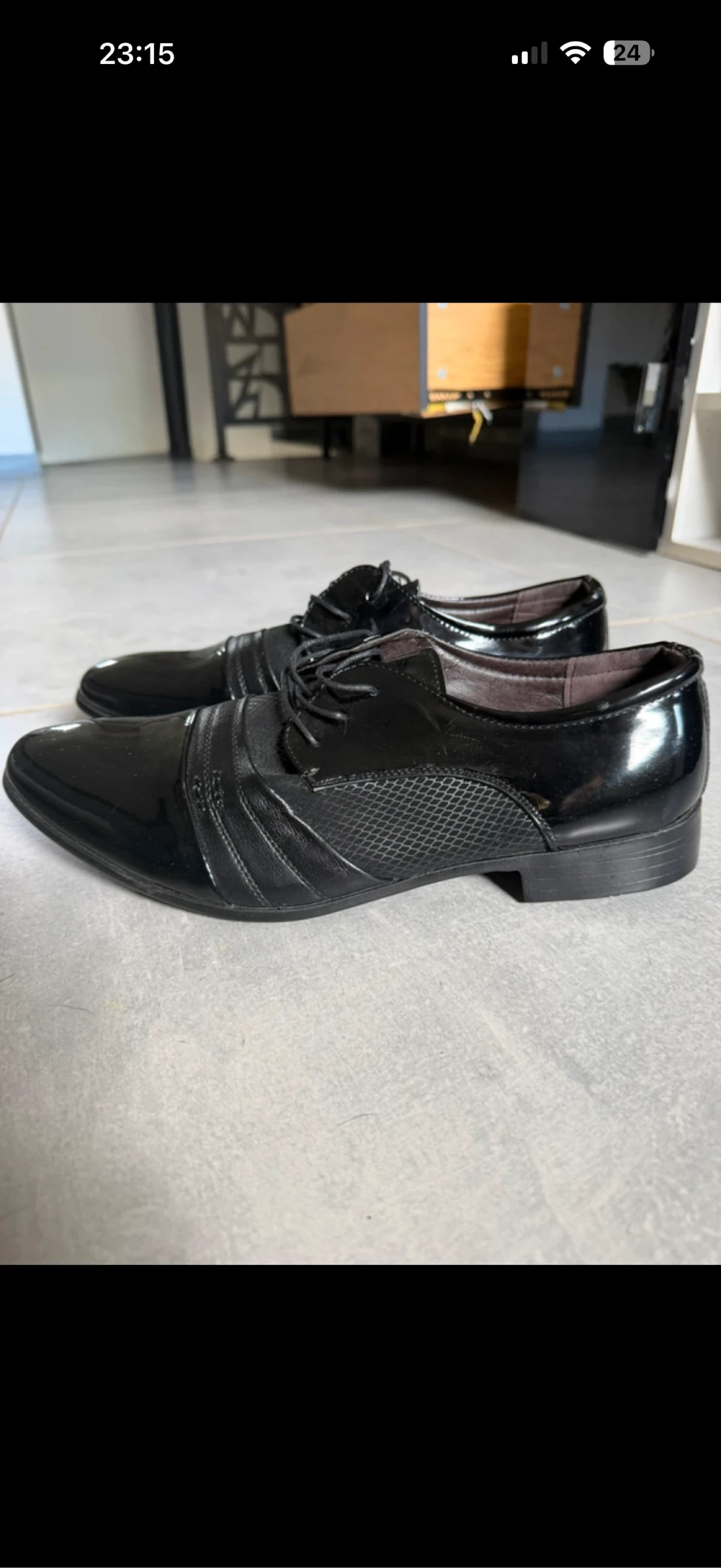 Chaussures de ville homme (défaut sur le vernis) neuve jamais porté 